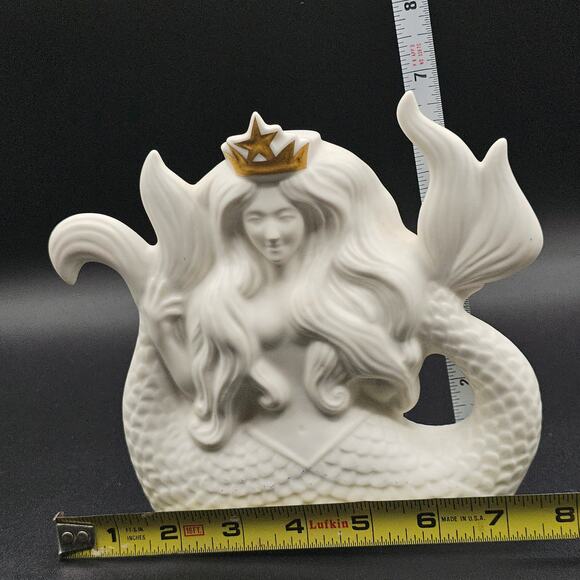 Starbucks Mermaid Sculpture Ceramic Siren Statue 2016 Limited Edition Rare - Picture 7 of 8